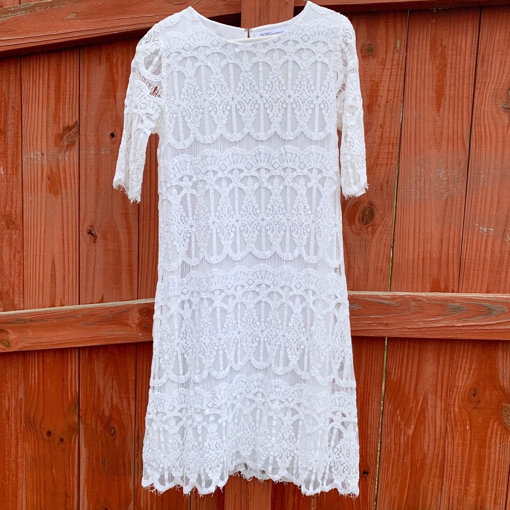 BCBGeneration White Sheath Dress